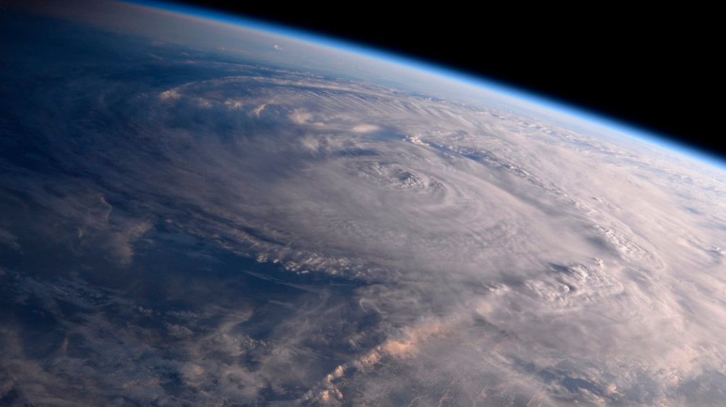 Ο τυφώνας Χάρβεϊ από το διάστημα