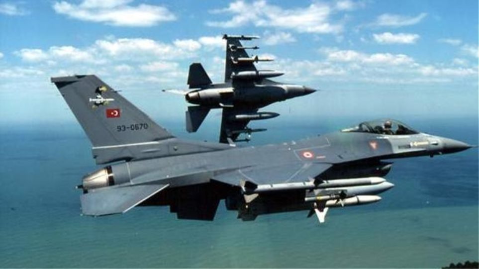 Προκλητικότητα: Τουρκικά F-16 πέταξαν πάνω από τη Λέσβο