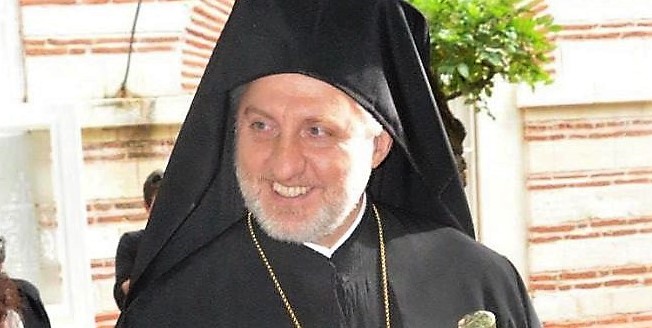 Άγιον Όρος: Ο αρχιεπίσκοπος Αμερικής Ελπιδοφόρος στη Μονή Φιλοθέου