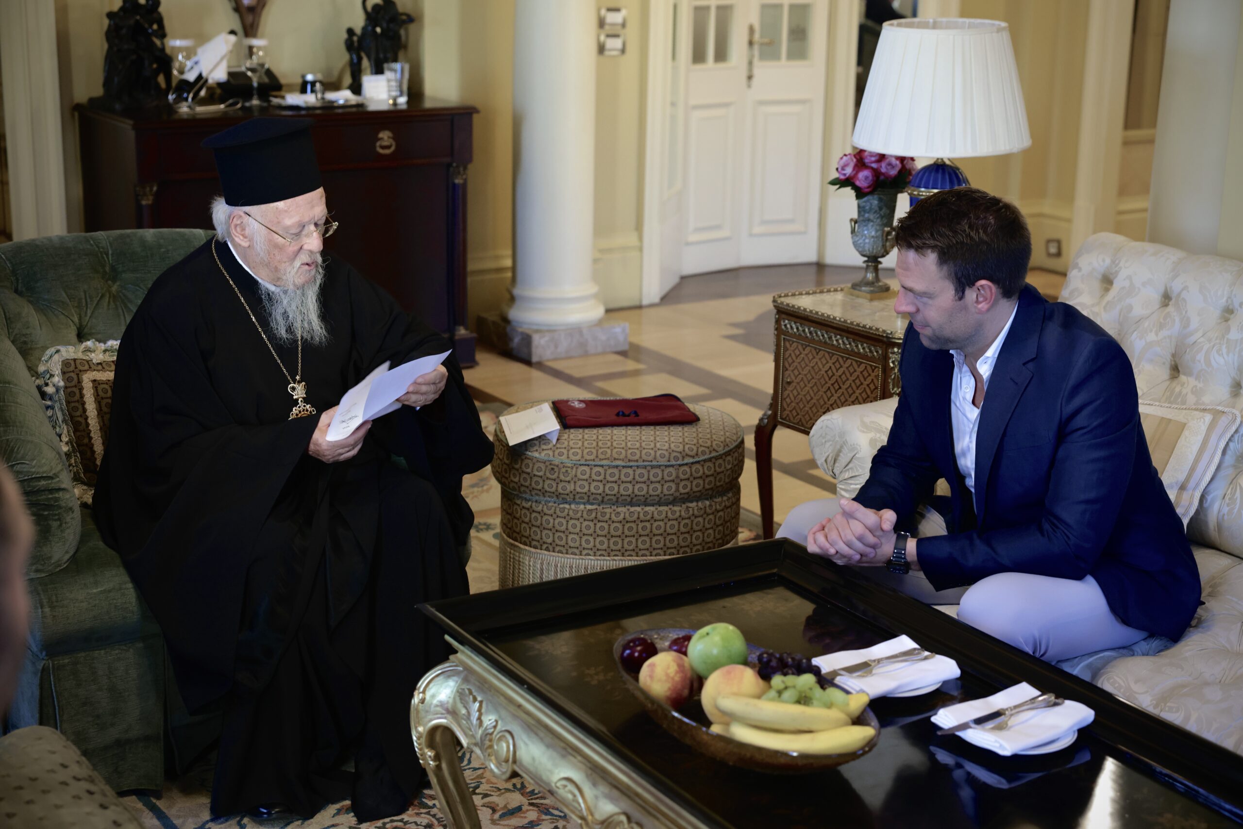 Με τον Οικουμενικό Πατριάρχη συναντήθηκε ο Στ. Κασσελάκης
