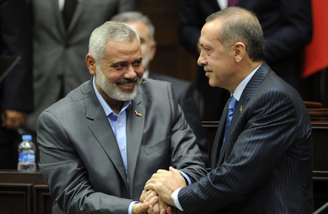 Συνάντηση Ερντογάν στην Τουρκία με τον επικεφαλής της τρομοκρατικής οργάνωσης της Χαμάς