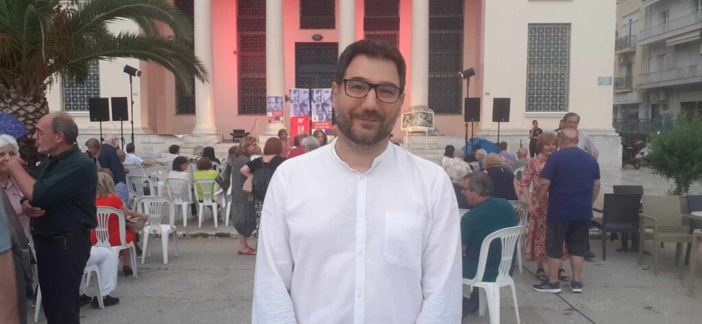 Ο Νάσος Ηλιόπουλος στον Βόλο: Η Νέα Αριστερά είναι η δύναμη που ήρθε για να ριζώσει