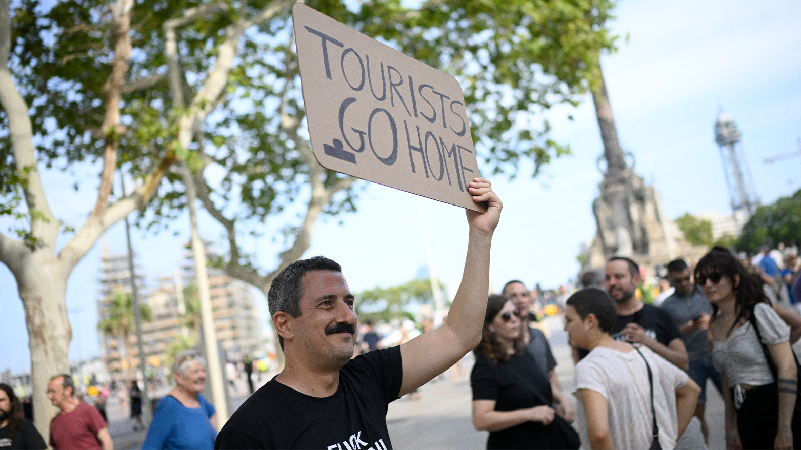 Βαρκελώνη: Μεγάλη πορεία κατά του υπερτουρισμού