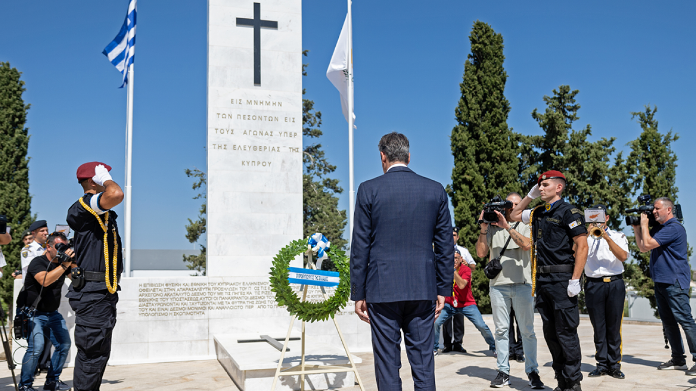 Κυριάκος Μητσοτάκης: Με φορτισμένη ομιλία στη Λευκωσία για τα 50 χρόνια από τον «Αττίλα», μετά τις προβοκάτσιες Ερντογάν